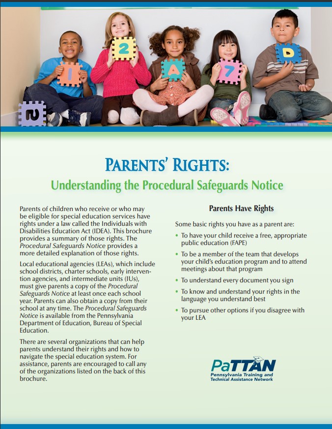 Parents' Rights: Understanding the Procedural Safeguards Notice